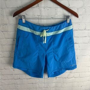 Brooks Sky Blue Athletic Shorts Medium